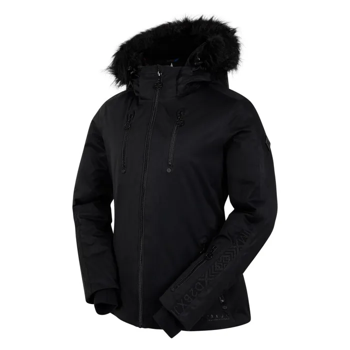 Frenzied Ski Jacket Black Women Dare 2b Ski Jackets