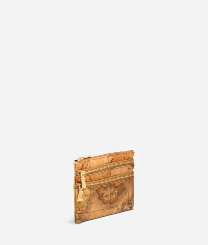Geo Classic Medium Pouch With Pockets Man Alviero Martini Pouches and Toiletry Bags