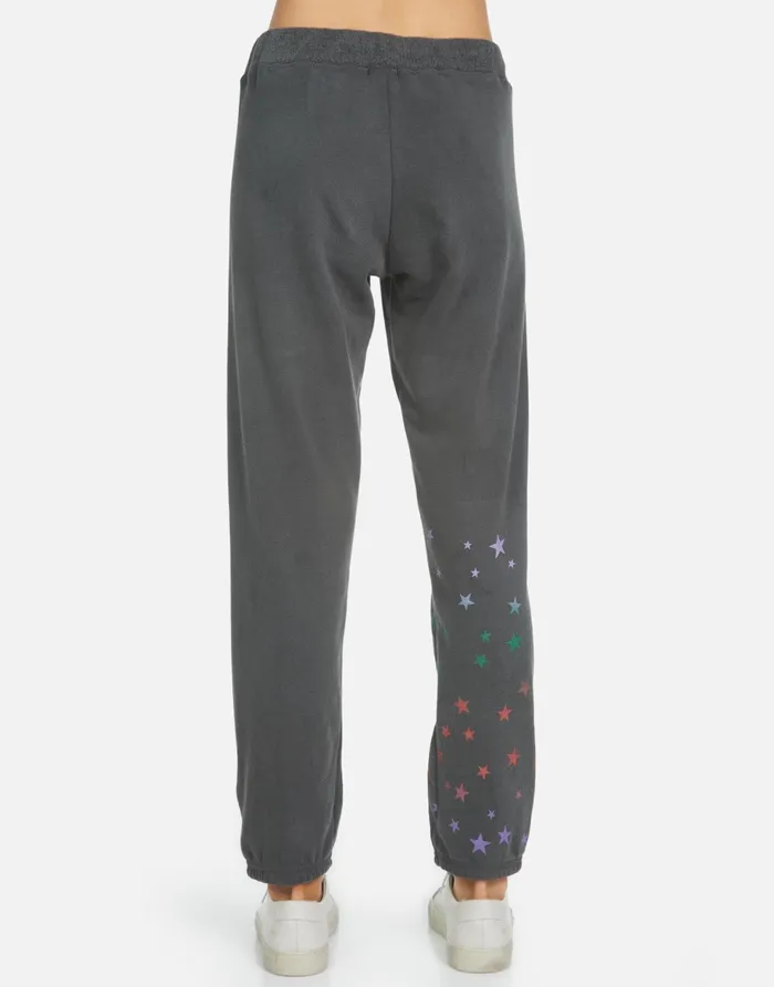 Gia Janis Joplin Pigment Black Women039s Lauren Moshi Long Sweatpants