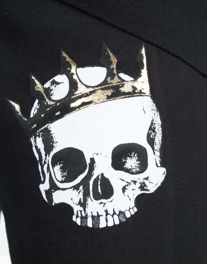 Gia Royal Skull Black Women039s Lauren Moshi Long Sweatpants