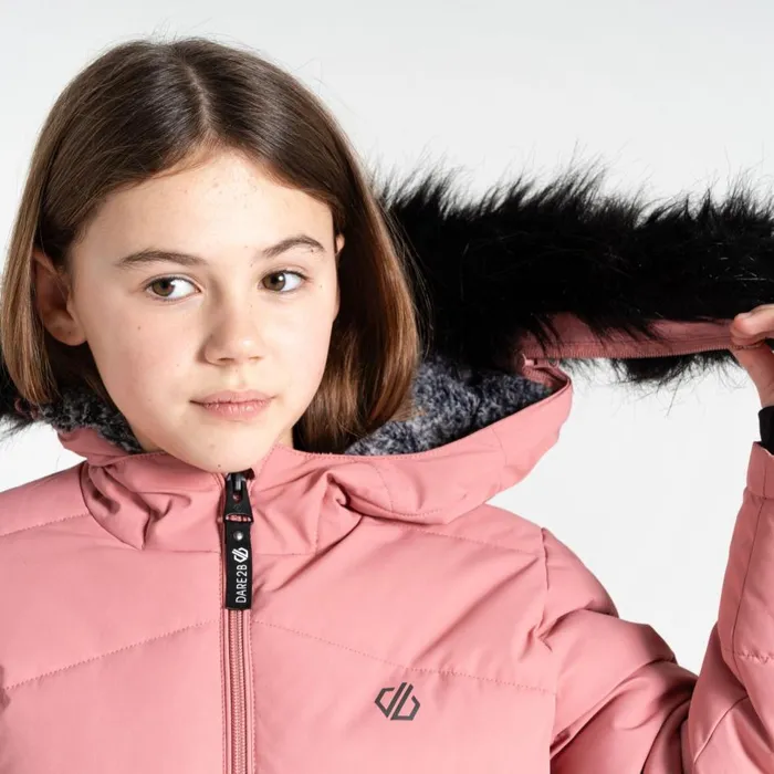 Girl039s Striking III Jacket Dusty Rose Kids Dare 2b Insulated Jackets