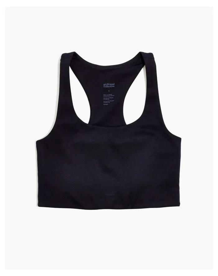 Girlfriend Collective Paloma Sports Bra Black Women Madewell Activewear Girlfriend Collective Paloma Sports Bra Black Women Madewell Activewear