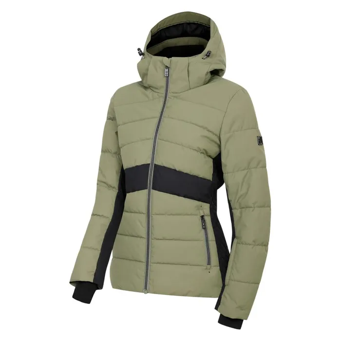 Glacial Ski Jacket Olivine Green Black Women Dare 2b Softshell Jackets