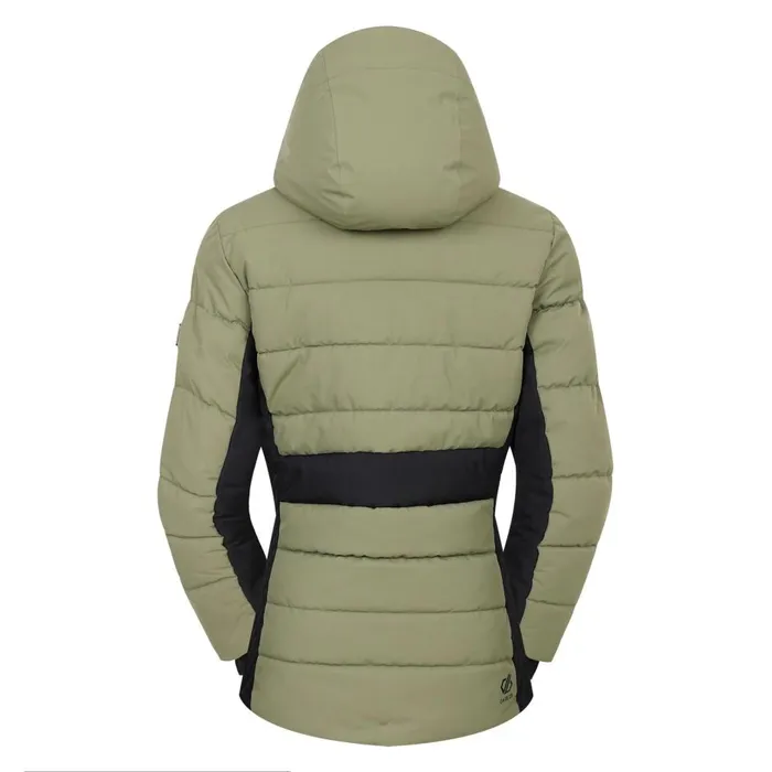 Glacial Ski Jacket Olivine Green Black Women Dare 2b Softshell Jackets