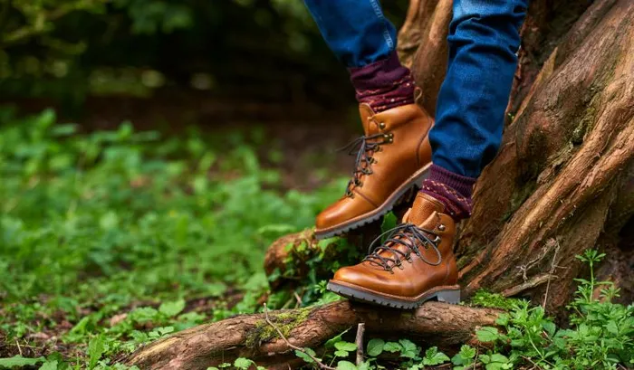 Glencoe 8211 Cedar Grain Mens Barker Shoes Mens Boots