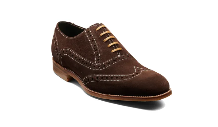 Grant 8211 Brown Suede Mens Barker Shoes Mens Oxfords