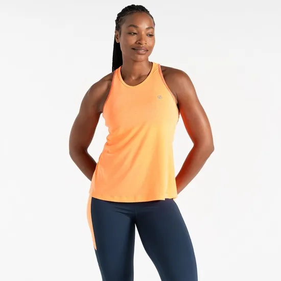 Gravitate Vest Orange Women Dare 2b Gym Tops