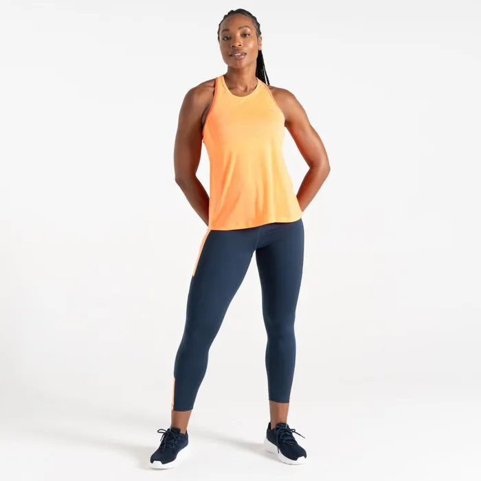 Gravitate Vest Orange Women Dare 2b Gym Tops