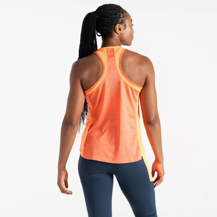 Gravitate Vest Orange Women Dare 2b Gym Tops