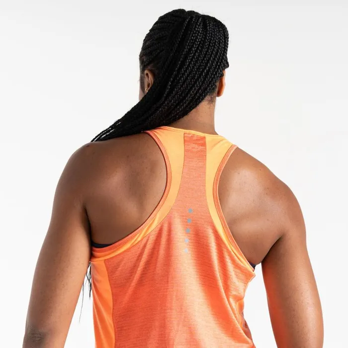 Gravitate Vest Orange Women Dare 2b Gym Tops