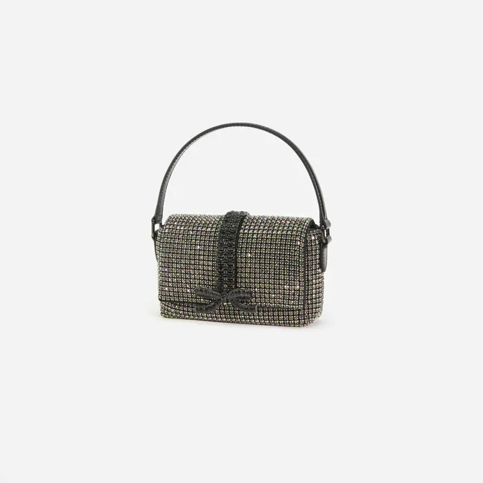 Handbags Women Self Portrait Multi Rhinestone Chainmail Micro Bag