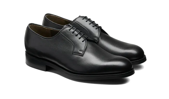 Harris 8211 Black Softie Mens Barker Shoes Mens Derbys