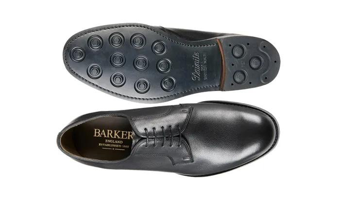 Harris 8211 Black Softie Mens Barker Shoes Mens Derbys