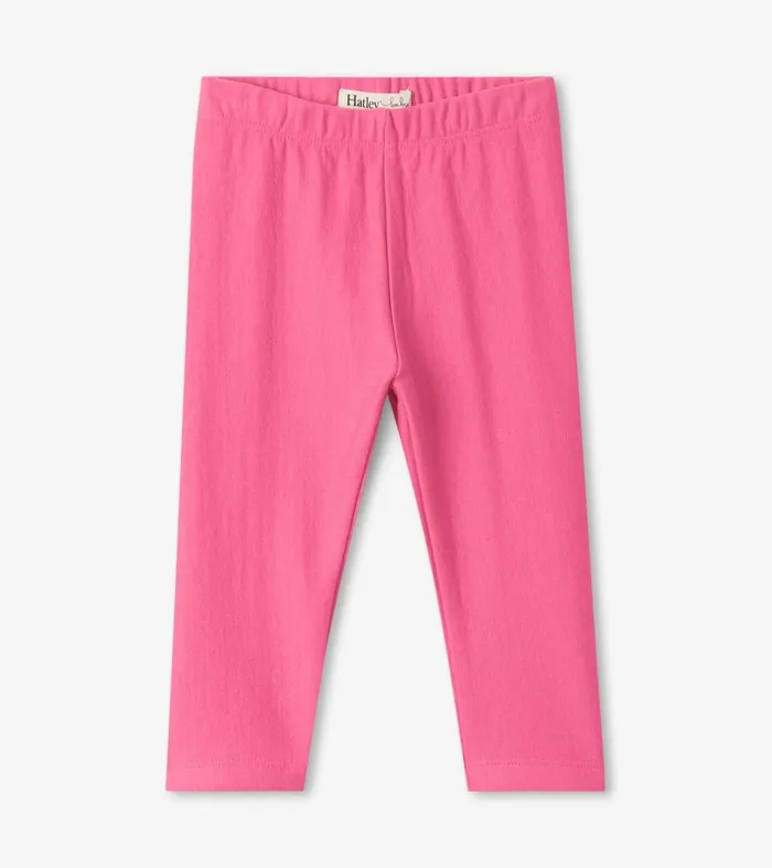 Hatley Bottoms Baby and Toddler Baby Magenta Cozy Leggings