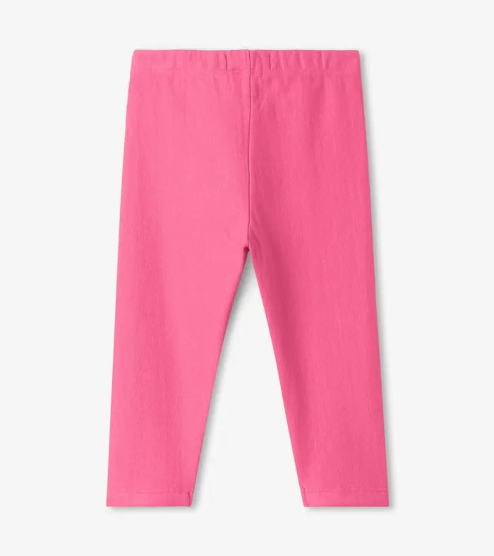 Hatley Bottoms Baby and Toddler Baby Magenta Cozy Leggings
