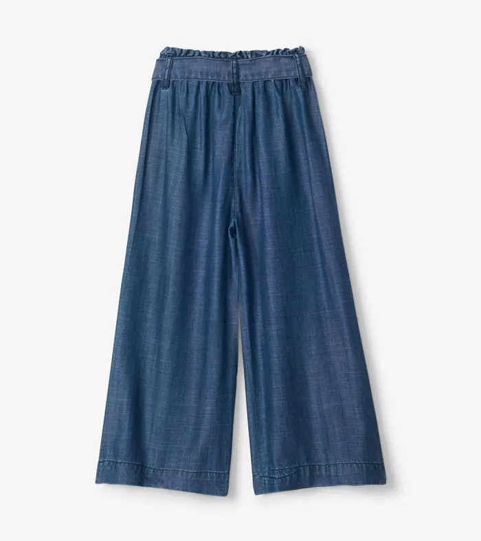 Hatley Bottoms Girls Girls Tencel Textured Paperbag Pants