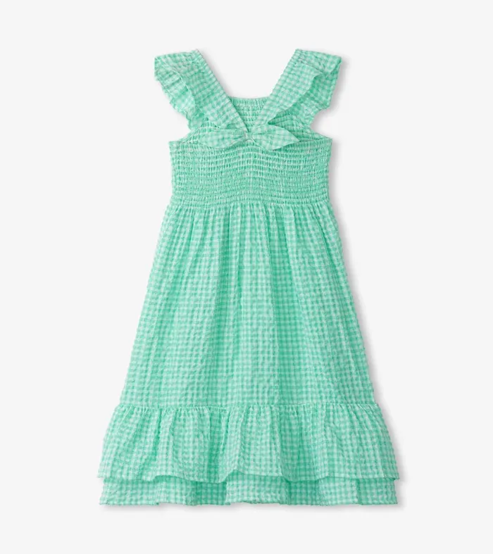 Hatley Dresses Girls Girls Gingham Seersucker Smocked Dress