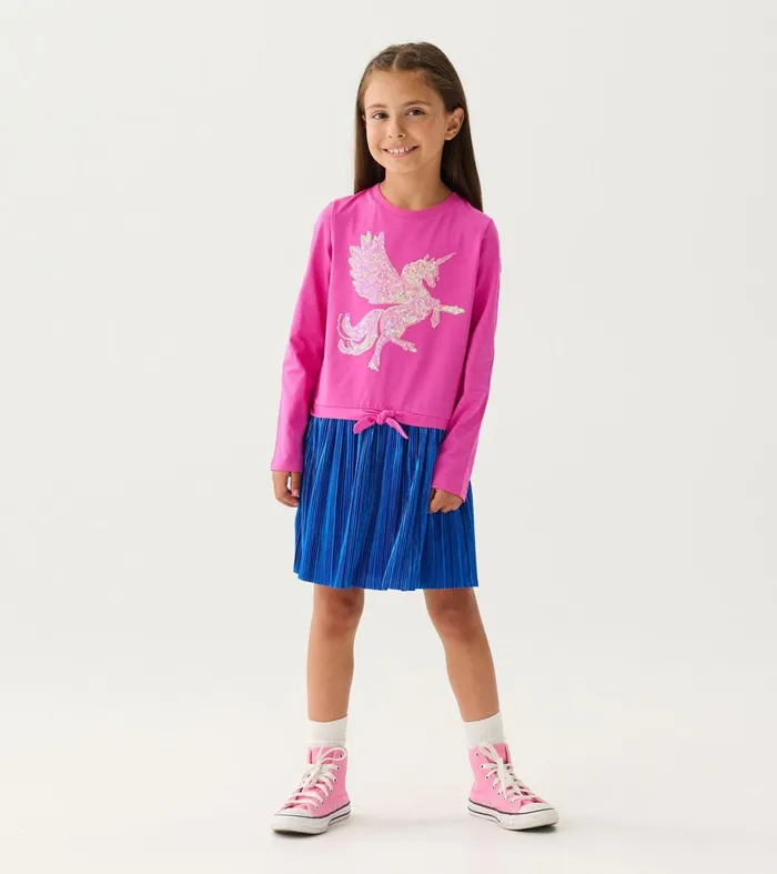 Hatley Dresses Girls Girls Sequin Unicorn Skirt Dress