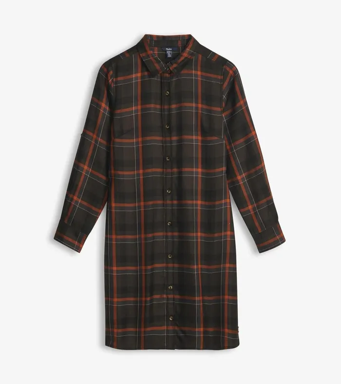 Hatley Dresses Women Cara Shirt Dress 8211 Autumn Plaid