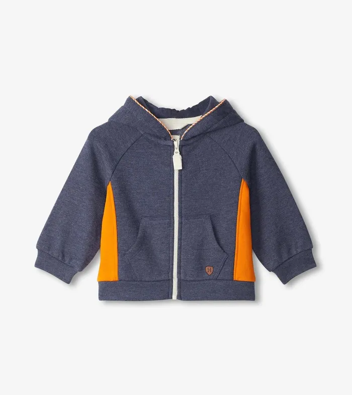 Hatley Sweaters Baby and Toddler Baby and Toddler Boys Oriole Stripe ZipUp Hoodie
