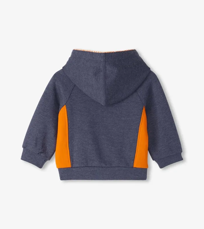 Hatley Sweaters Baby and Toddler Baby and Toddler Boys Oriole Stripe ZipUp Hoodie