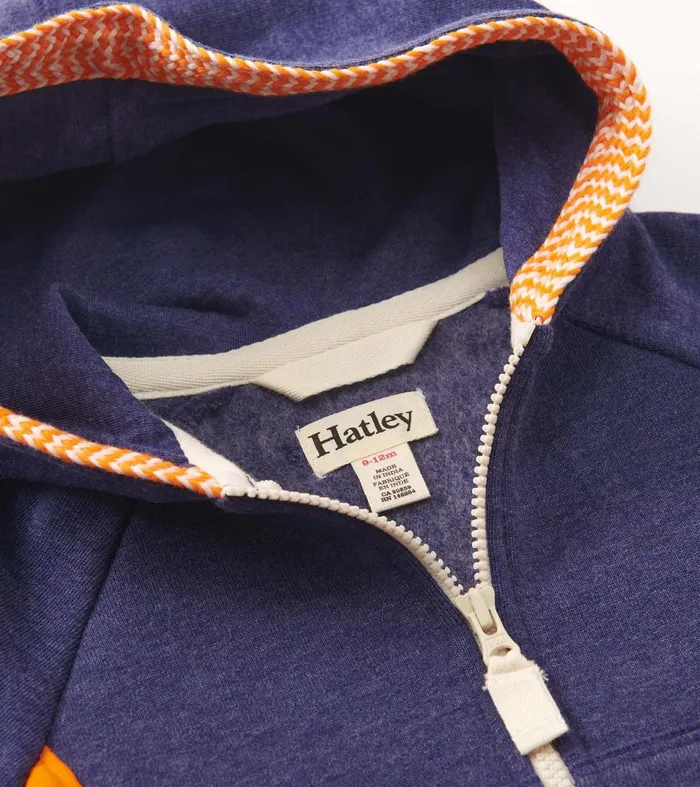 Hatley Sweaters Baby and Toddler Baby and Toddler Boys Oriole Stripe ZipUp Hoodie