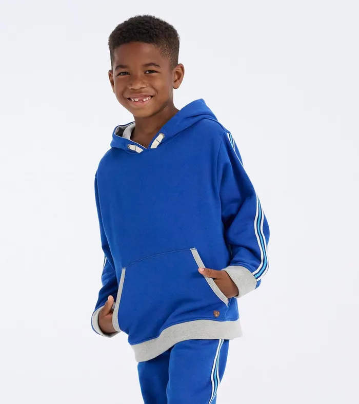 Hatley Sweaters Boys Boys Blue Pullover Terry Sweatshirt