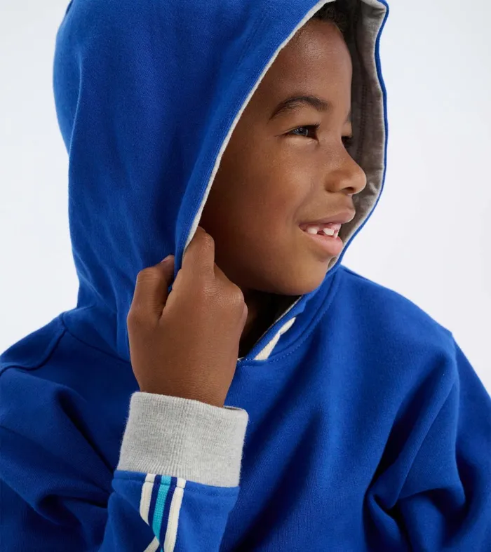 Hatley Sweaters Boys Boys Blue Pullover Terry Sweatshirt