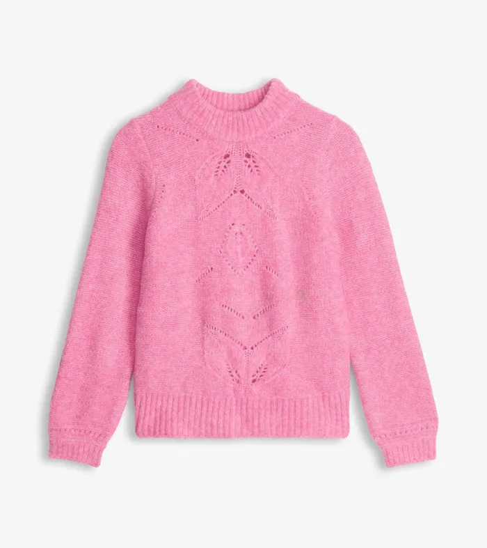 Hatley Sweaters Women Petal Cable Sweater 8211 Raspberry Pink