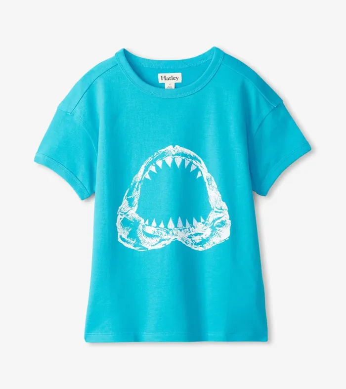 Hatley Tops Boys Boys Open Wide Graphic Tee