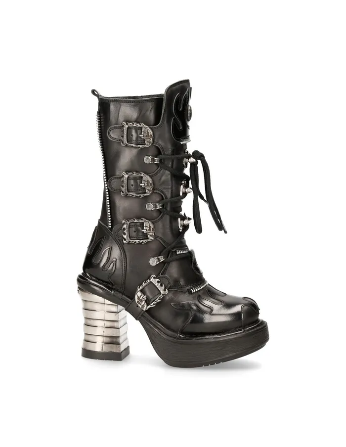 Heels New Rock Women Metallic M8592C1 Heels New Rock Women Metallic M8592C1