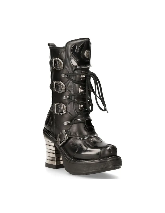 Heels New Rock Women Metallic M8592C1 Heels New Rock Women Metallic M8592C1
