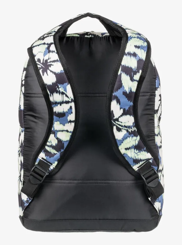 Here You Are 8211 Medium Backpack Wild Wind Hibiscus Mirage WomenKids Roxy Backpacks