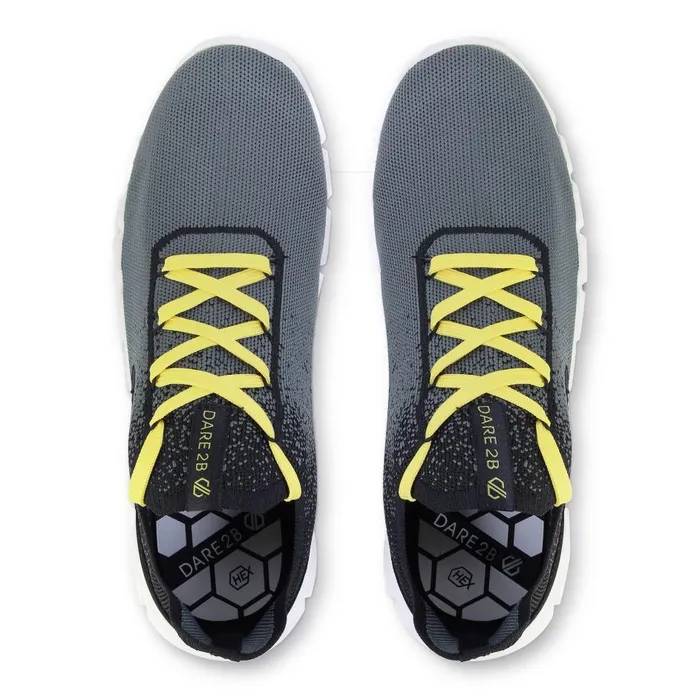 HexAt Recycled Trainers Agave Green Neon Spring Men Dare 2b Shoes
