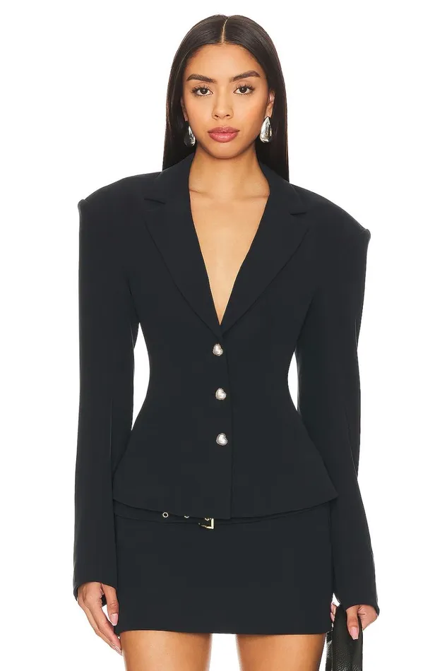 Hollis Blazer Black Women Lovers Friends Jackets and Coats