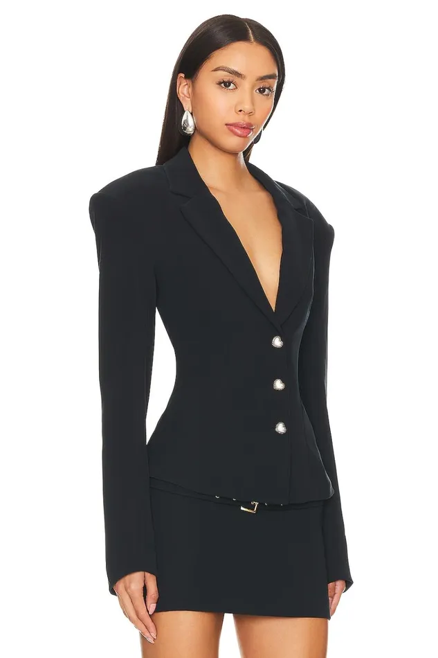 Hollis Blazer Black Women Lovers Friends Jackets and Coats