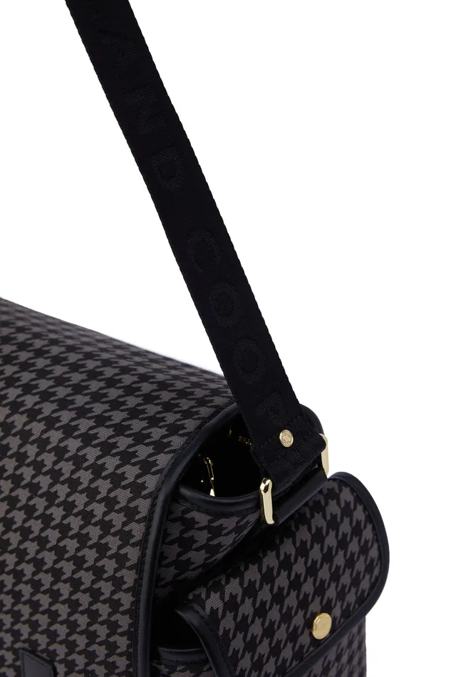 Hudson Changing Bag Grey Houndstooth Women Holland Cooper Baby Changing Bags