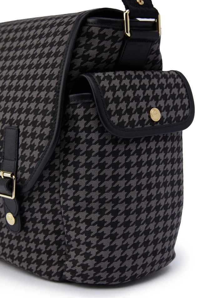 Hudson Changing Bag Grey Houndstooth Women Holland Cooper Baby Changing Bags