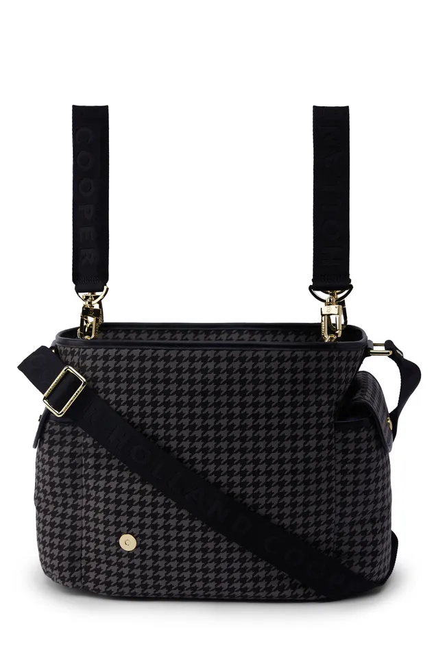 Hudson Changing Bag Grey Houndstooth Women Holland Cooper Baby Changing Bags
