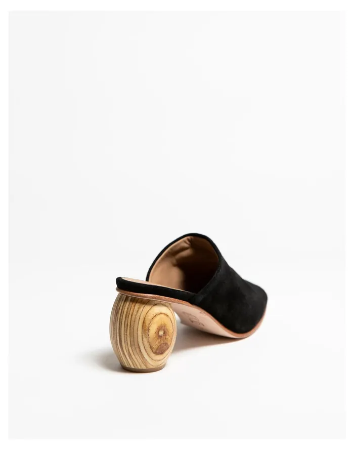HUMA BLANCO Suede Tulisa Mules Coal Women Madewell Heels HUMA BLANCO Suede Tulisa Mules Coal Women Madewell Heels