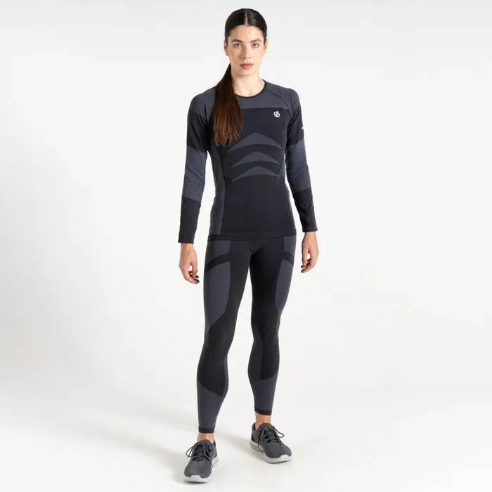 In The Zone II Long Sleeved TShirt Black Women Dare 2b Base Layers