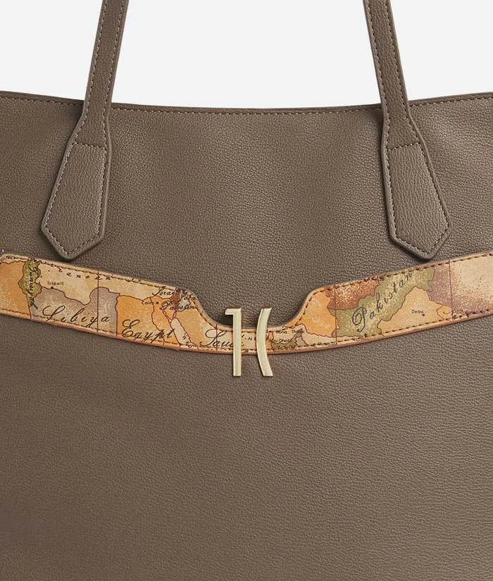Innovative Vision Shopper Bag Dark Taupe Woman Alviero Martini Totes