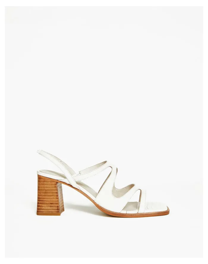INTENTIONALLY BLANK If Sandals In Cream Neutral Women Madewell Heels