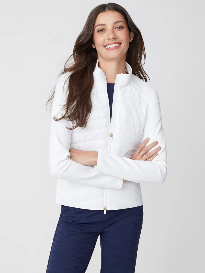 JMcLaughlin Jackets and Outerwear Women Grayer Jacket White JMcLaughlin Jackets and Outerwear Women Grayer Jacket White