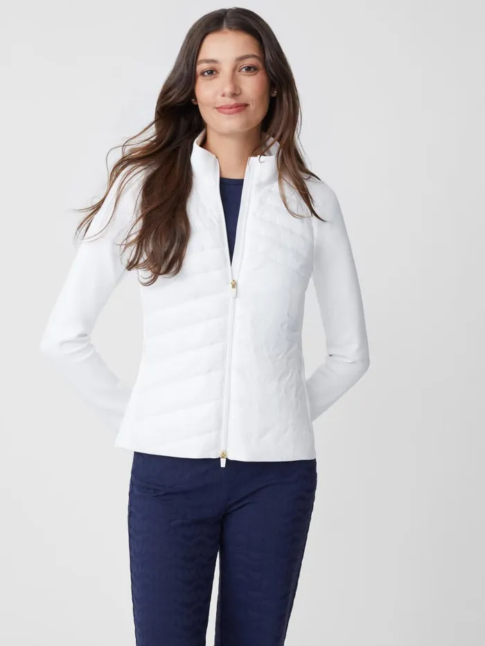 JMcLaughlin Jackets and Outerwear Women Grayer Jacket White JMcLaughlin Jackets and Outerwear Women Grayer Jacket White