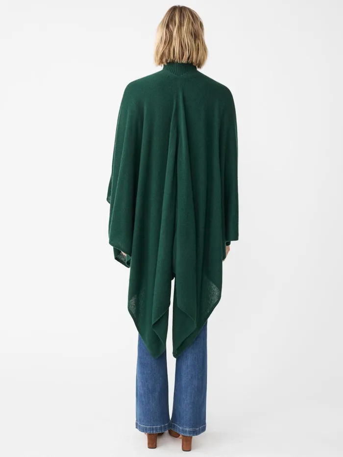 JMcLaughlin Jackets and Outerwear Women Rossi Cashmere Wrap Emerald Green