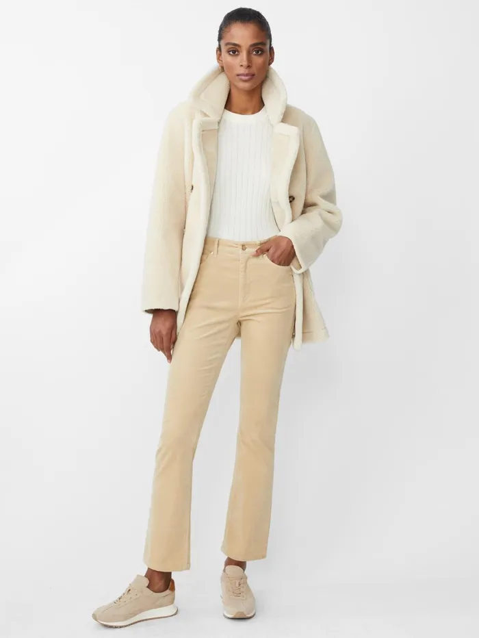 JMcLaughlin Pants Women Milburn Velvet Jeans Tan