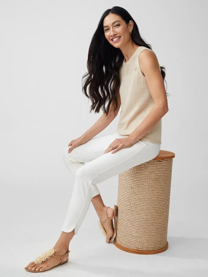 JMcLaughlin Pants Women Romilly Pants Ivory