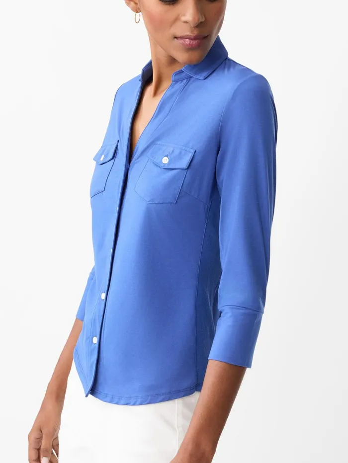 JMcLaughlin Shirts and Tops Women Brynn Lyford Jersey Shirt Inky