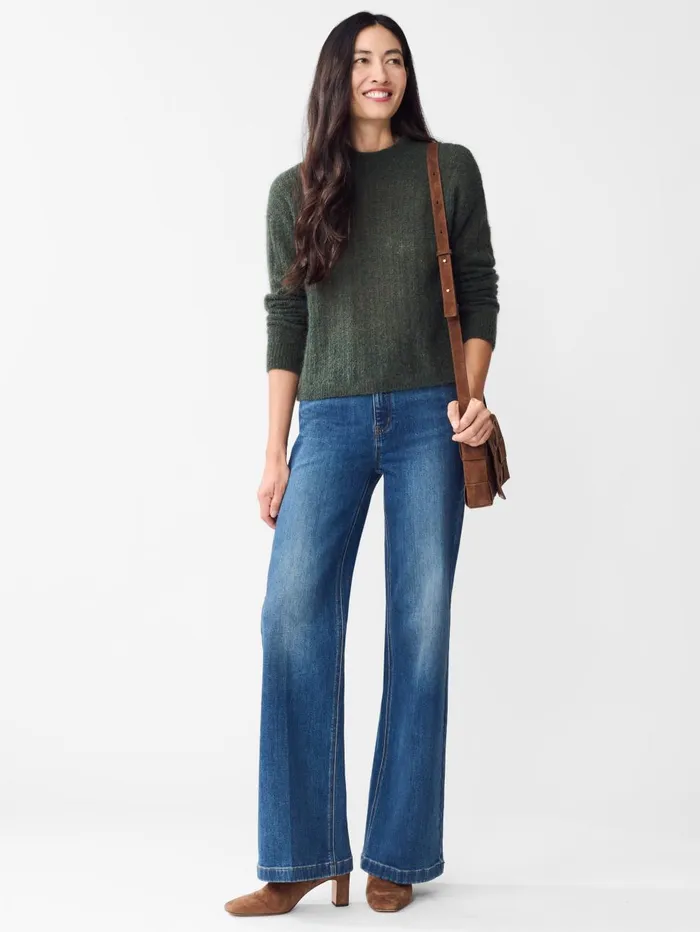 JMcLaughlin Sweaters Women Jill Mohair Sweater Dark Olive